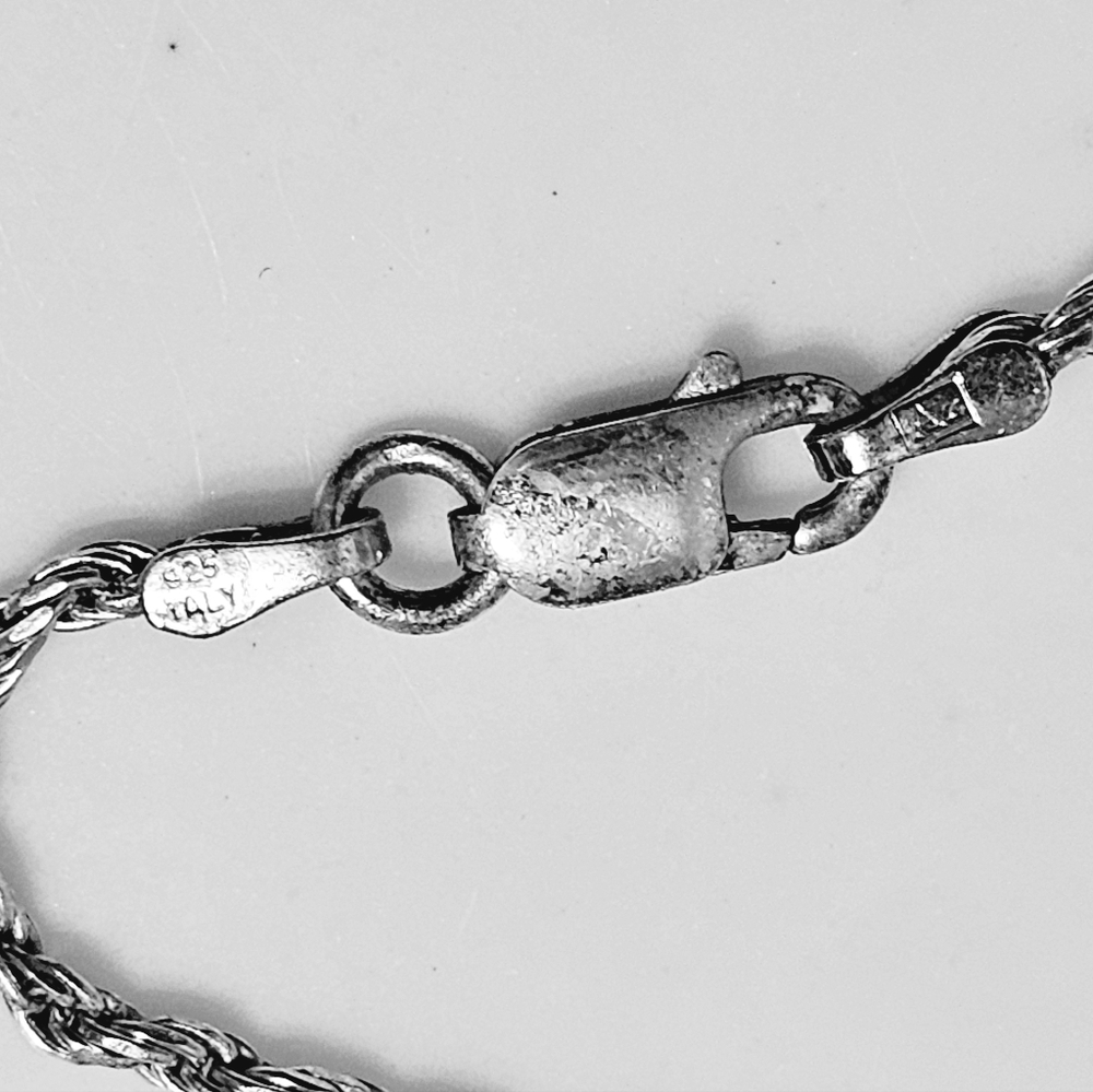 Suarti Abalone 925 Sterling Silver Necklace on Sterling Chain - Picture 12 of 13